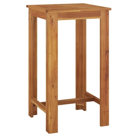 Градинска бар маса 60x60x105 см масивна акация