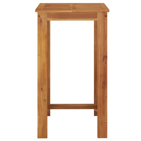 Градинска бар маса 60x60x105 см масивна акация