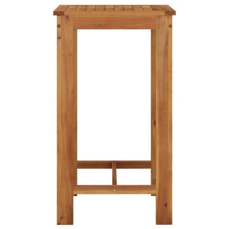 Градинска бар маса 60x60x105 см масивна акация