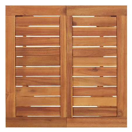 Градинска бар маса 60x60x105 см масивна акация