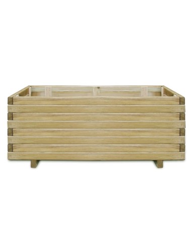 Повдигната леха, 100x50x40 см, дървена, правоъгълна