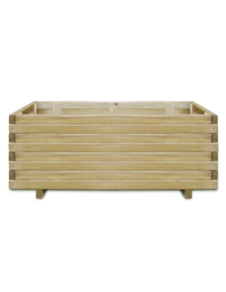 Повдигната леха, 100x50x40 см, дървена, правоъгълна