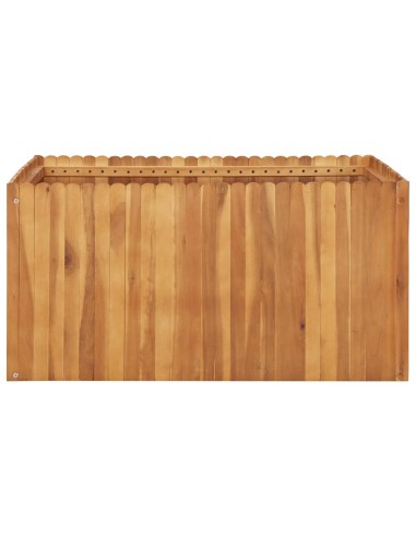 Градинска повдигната леха, 100x100x50 см, акациево дърво масив