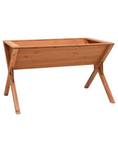 Градинска повдигната леха, 90x55x56 см, чам