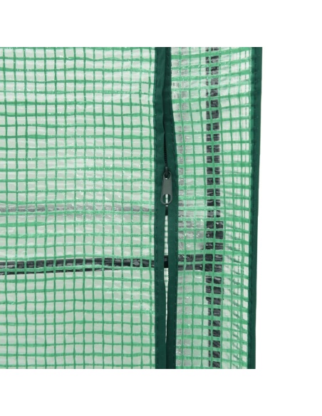 Повдигнато легло с оранжерия калъф, ратанов вид, 80x40x140 см