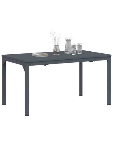 Разтеглена маса Антрацит 180 x 80 x 76 см Стомана