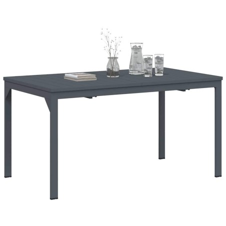 Разтеглена маса Антрацит 180 x 80 x 76 см Стомана