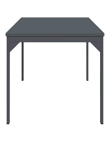Разтеглена маса Антрацит 180 x 80 x 76 см Стомана