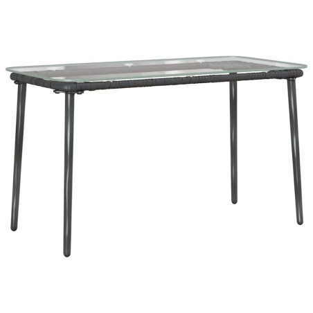 Градинска маса Черно 80 x 40 x 45.5 cm Полиратан