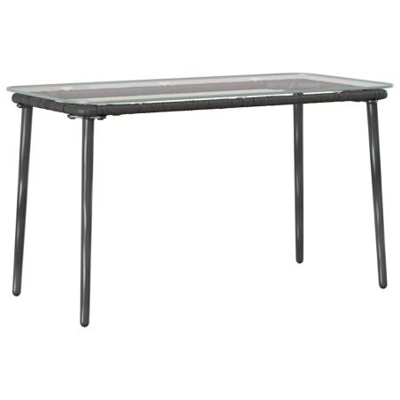 Градинска маса Черно 80 x 40 x 45.5 cm Полиратан