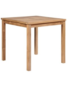 Градинска маса 80x80x77 см тиково дърво масив