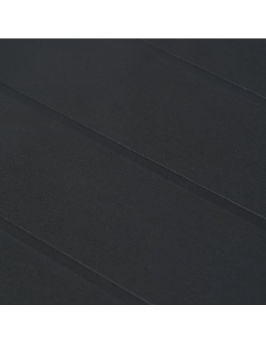 Градинска маса, 220x90x72 см, пластмаса, ратанов вид, антрацит