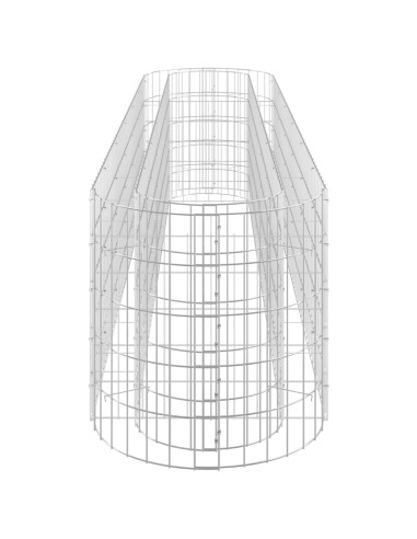Габион повдигната леха, поцинковано желязо, 260x50x50 cм