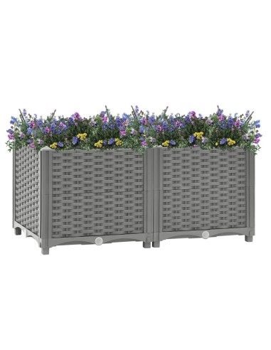 Повдигната леха, 80x40x38 см, полипропилен