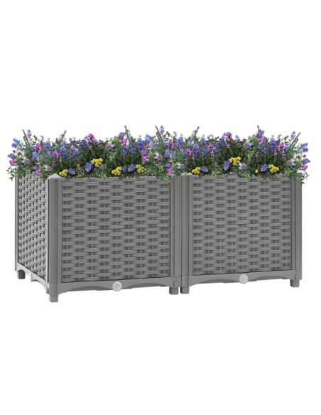 Повдигната леха, 80x40x38 см, полипропилен