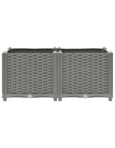 Повдигната леха, 80x40x38 см, полипропилен