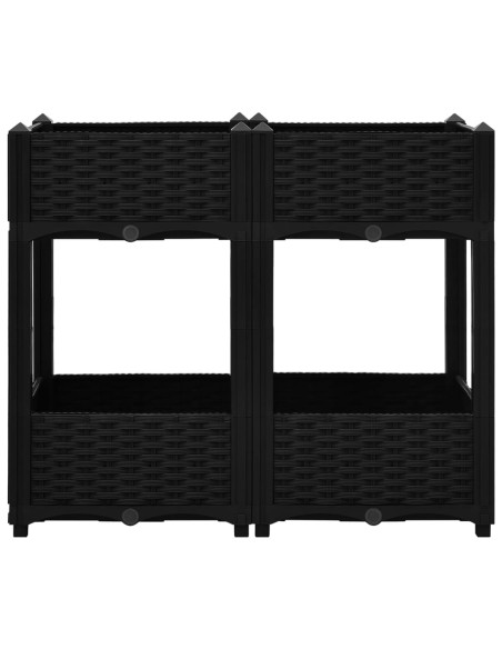 Повдигната леха, 80x40x71 см, полипропилен