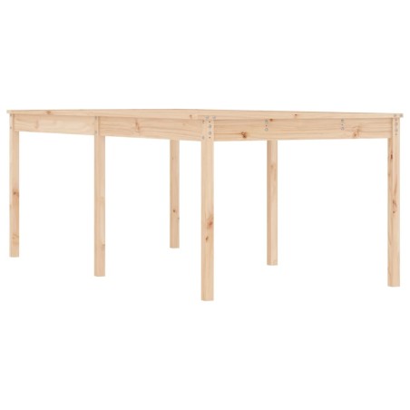 Градинска маса, 203,5x100x76 см, борово дърво масив
