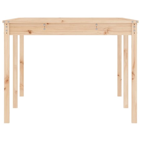 Градинска маса, 203,5x100x76 см, борово дърво масив