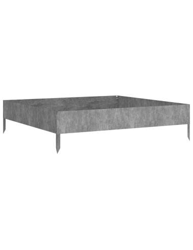 Градинска повдигната леха 100x100x26 см кортенова стомана
