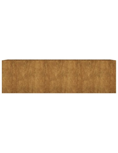 Градинска повдигната леха 280x80x80 см кортенова стомана