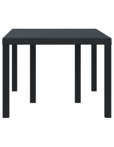 Градинска маса Антрацит 150 x 100 x 73 см полиратан