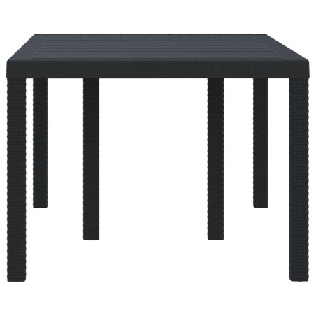 Градинска маса Антрацит 150 x 100 x 73 см полиратан