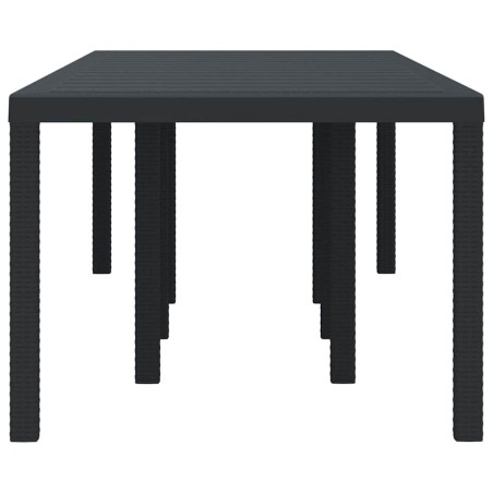 Градинска маса Антрацит 250 x 100 x 73 см полиратан