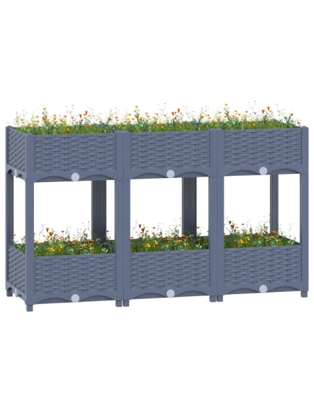 Повдигната леха, 120x40x71 см, полипропилен