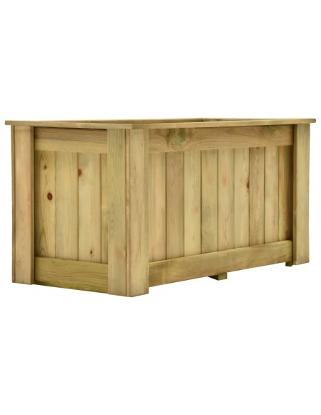 Повдигната леха, 100x50x50 см, импрегнирано борово дърво
