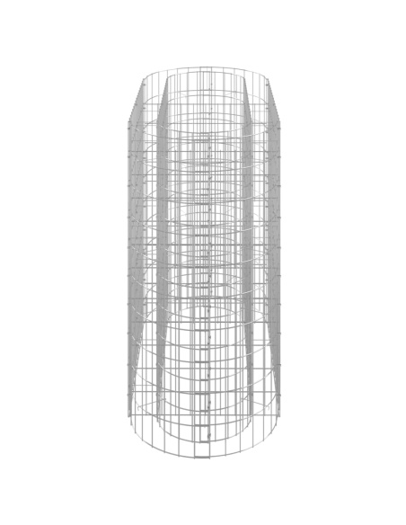 Габион повдигната леха, поцинковано желязо, 120x50x100 cм