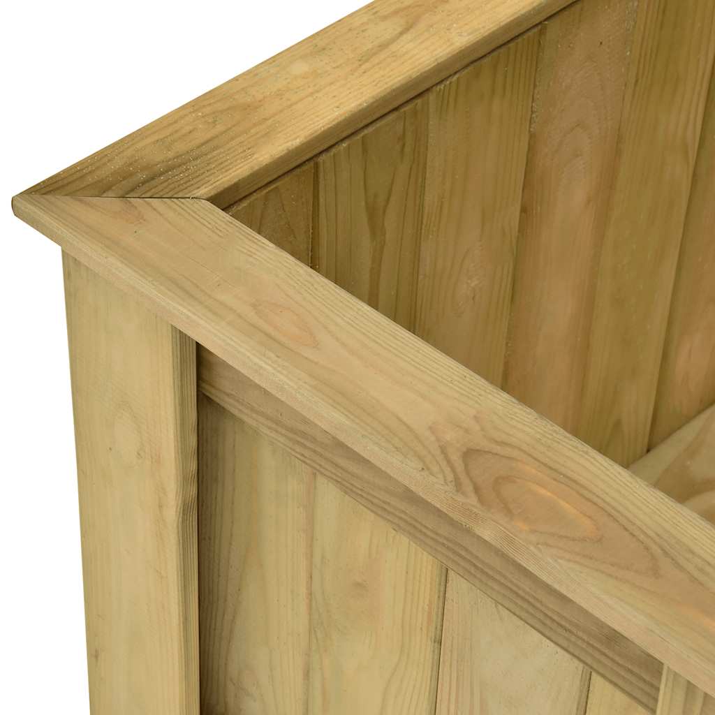 Повдигната леха, 196x50x50 см, импрегнирано борово дърво - VL49095 - Thumbnail 9