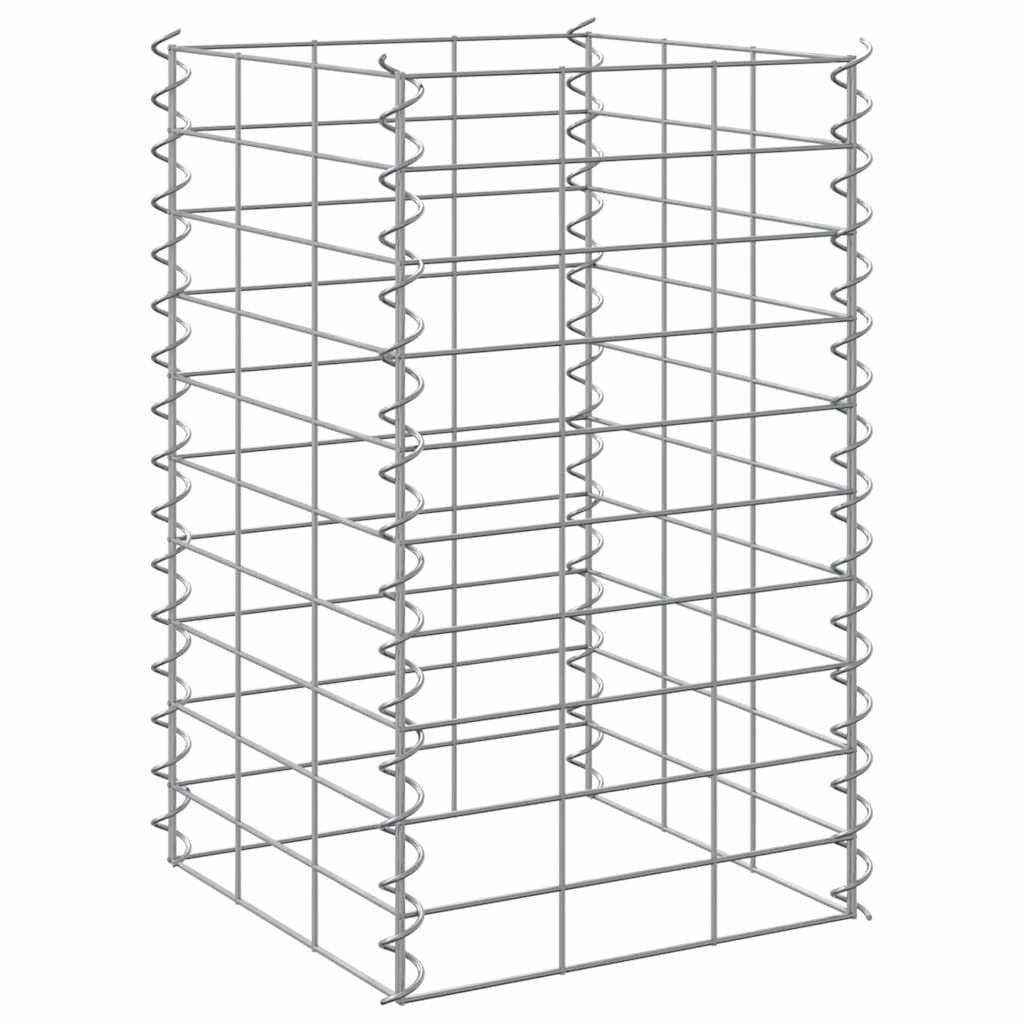 Габиони повдигнати лехи, 3 бр, 30x30x50 см, желязо - VL151248 - Thumbnail 6