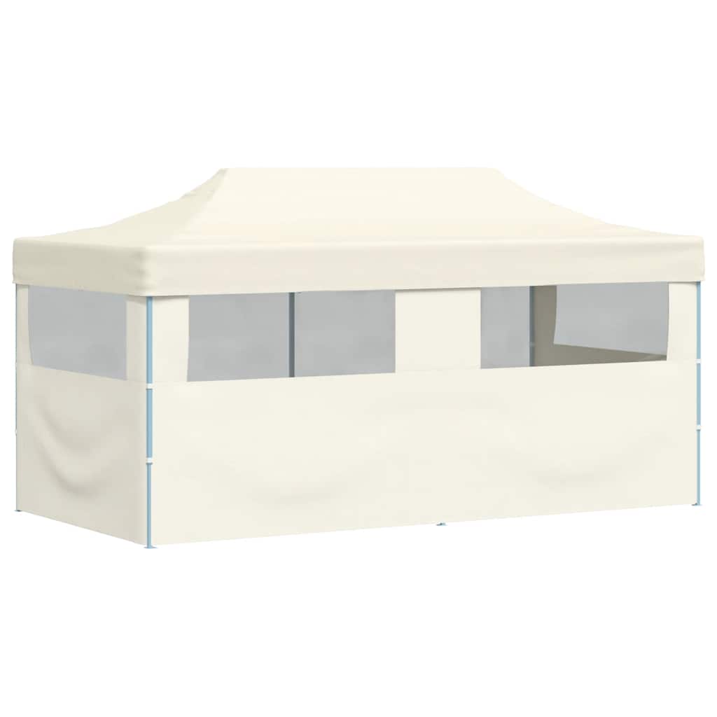 Сгъваема pop-up парти шатра, кремава, 3x6 м - VL41582 - Thumbnail 7