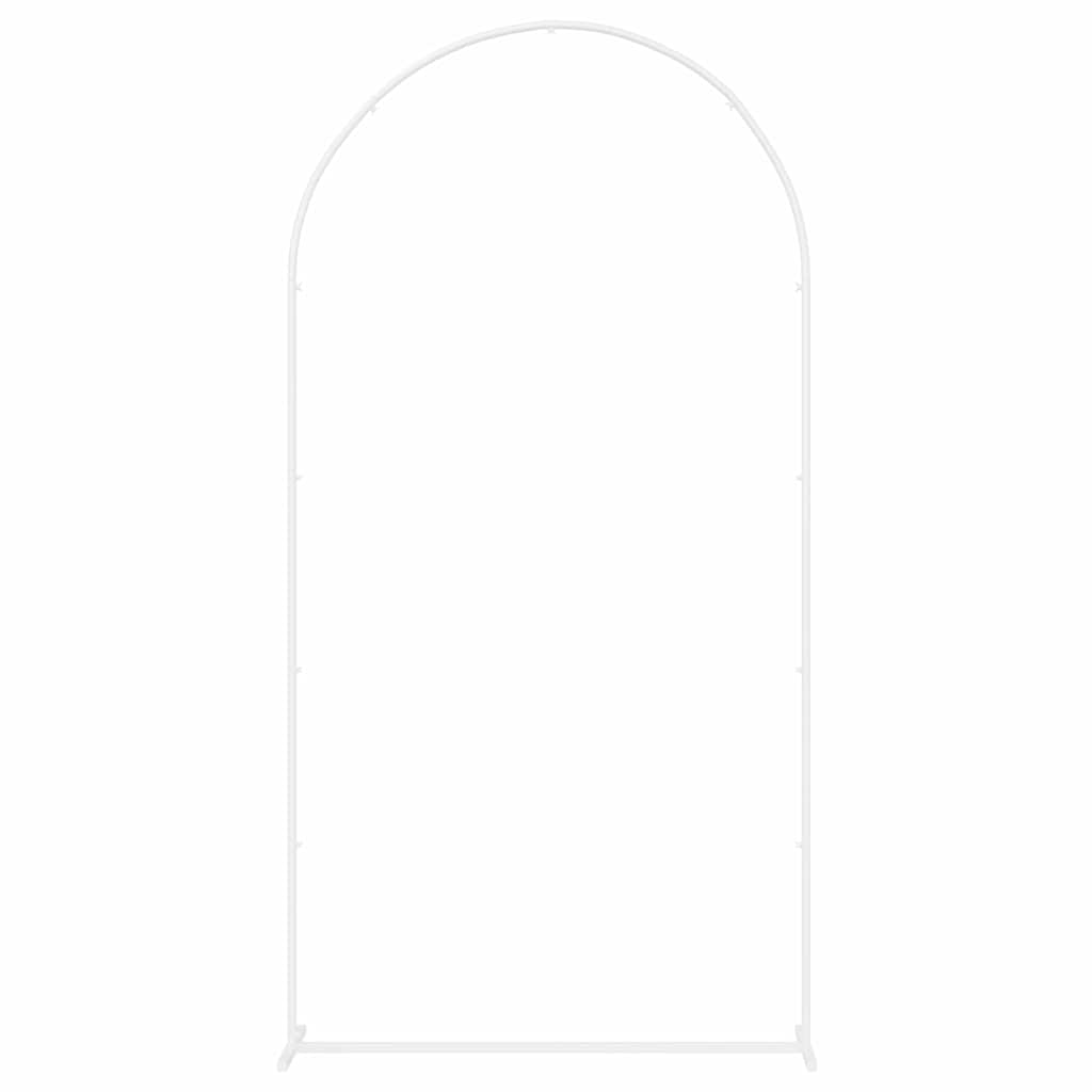 Сватбена арка Бяло 100 x 39 x 200 см Стомана - Thumbnail 2