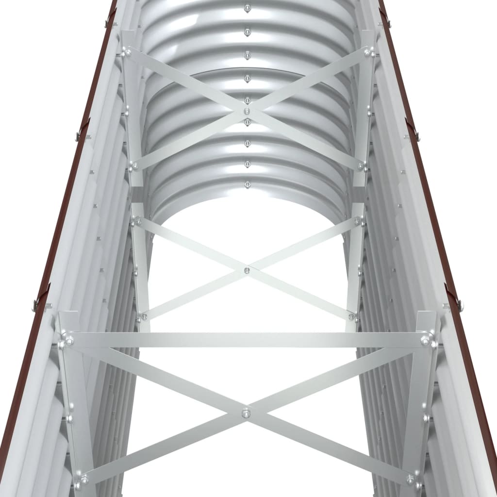 Градинска повдигната леха поцинкована стомана кафяво - VL318910 - Image 5