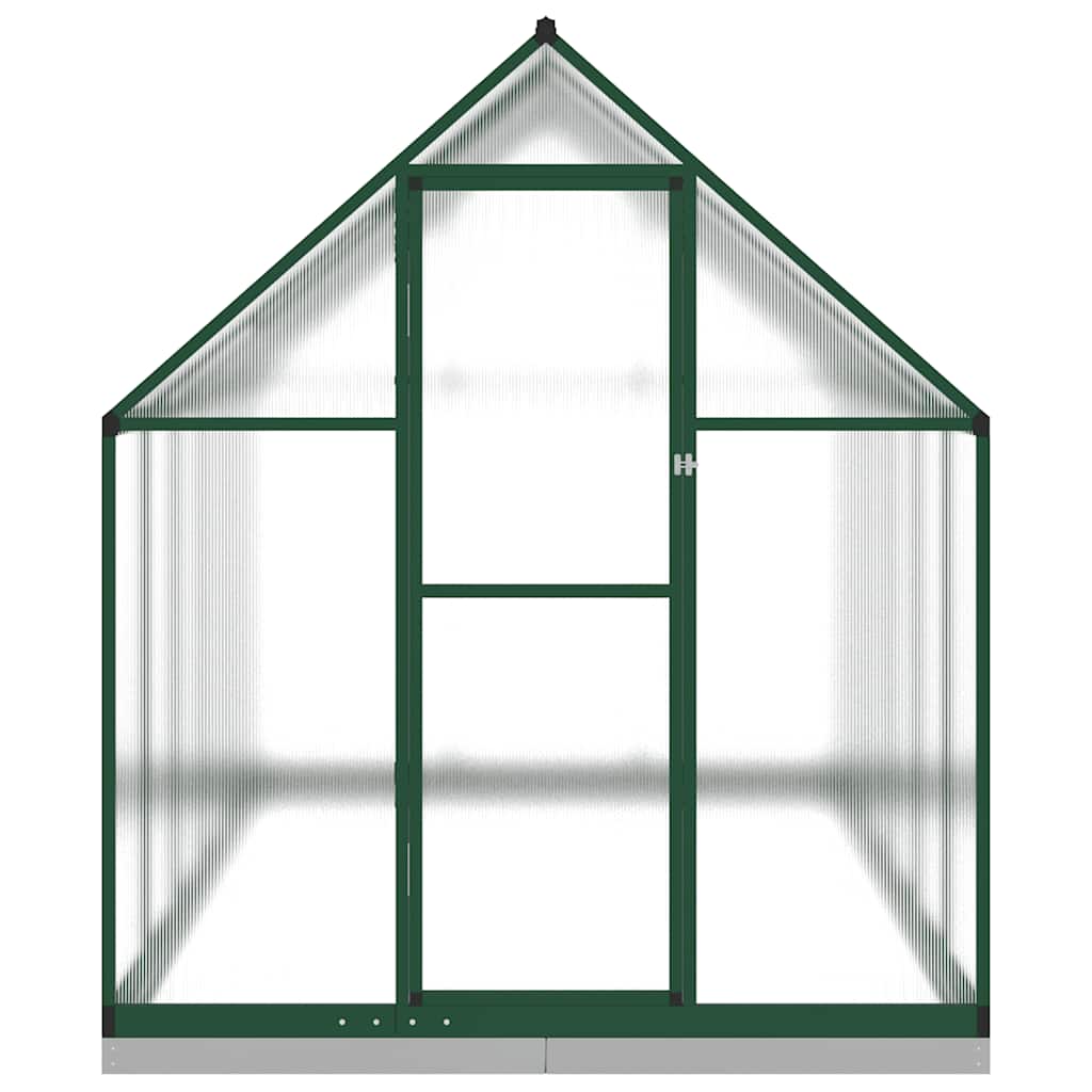 Оранжерия с основа рамка антрацит 334x169x202 см алуминий-VL3266330 - Thumbnail 3