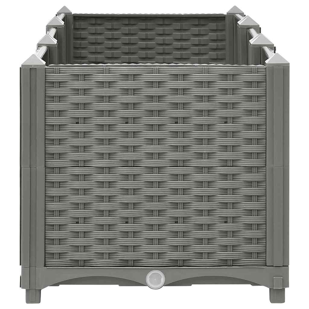 Повдигната леха, 120x40x38 см, полипропилен - VL153295 - Thumbnail 5