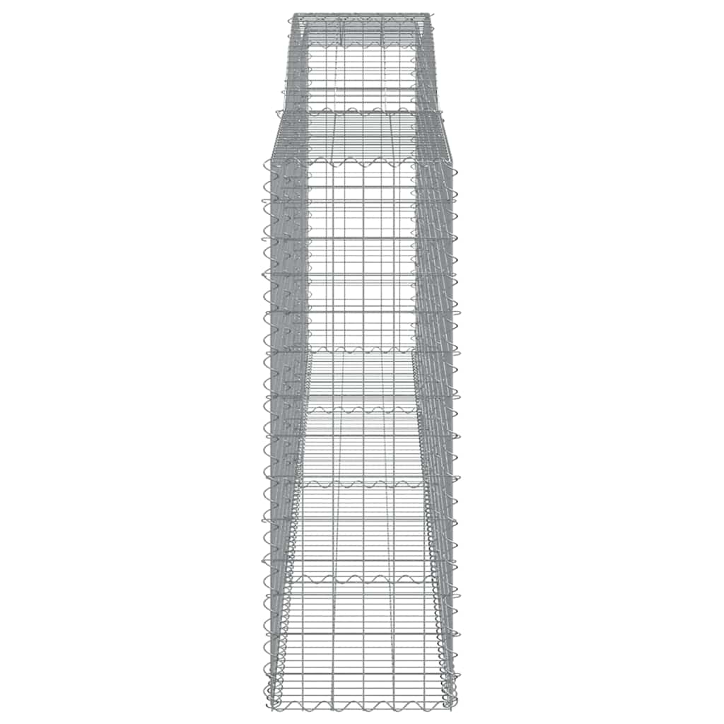 Габионни кошници арка 5 бр 400x50x140/160 см поцинковано желязо - VL3147025 - Thumbnail 5