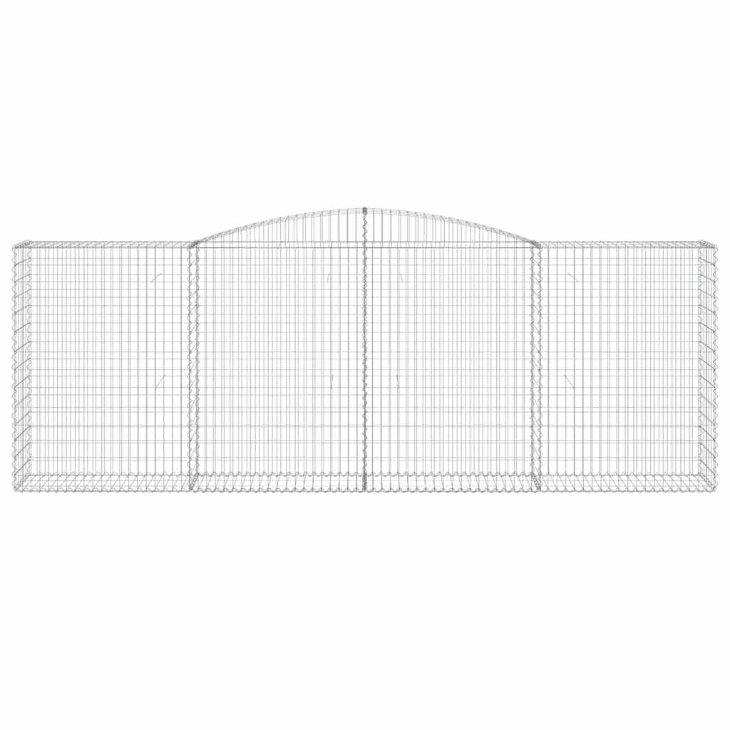 Габионни кошници арка 5 бр 400x50x140/160 см поцинковано желязо - VL3147025 - Thumbnail 4