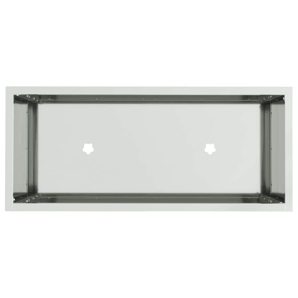 Повдигната градинска саксия Сребрист 60 x 26 x 45 см - VL865888 - Thumbnail 7