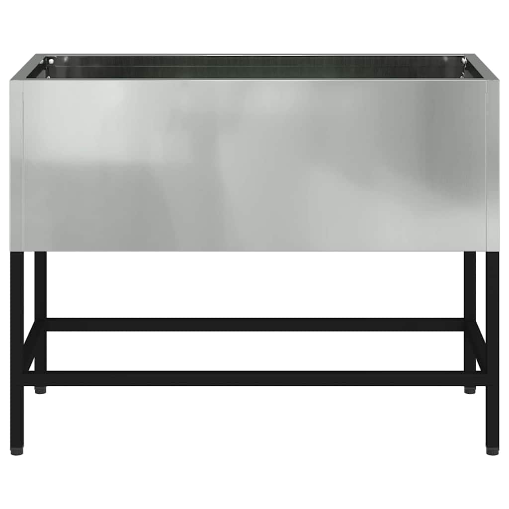 Повдигната градинска саксия Сребрист 60 x 26 x 45 см - VL865888 - Thumbnail 5