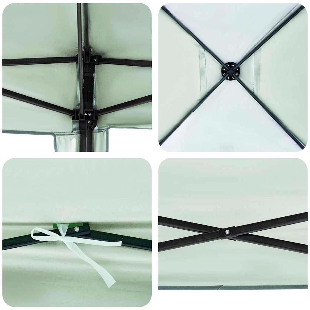 Шатър Зелен 290 x 290 x 251 см текстил - VL42007387 - Thumbnail 9