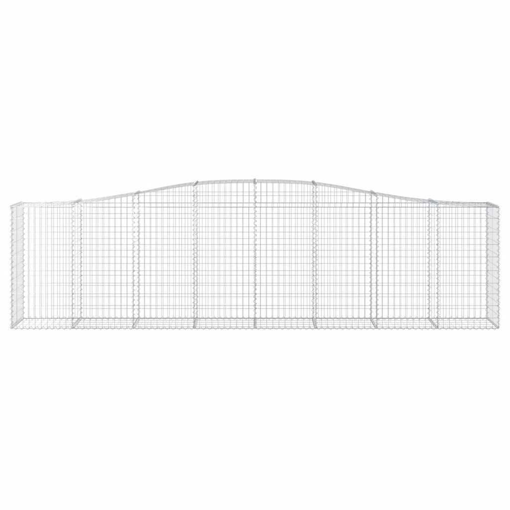 Габионни кошници арка 9 бр 400x50x100/120 см поцинковано желязо - VL3145963 - Thumbnail 4