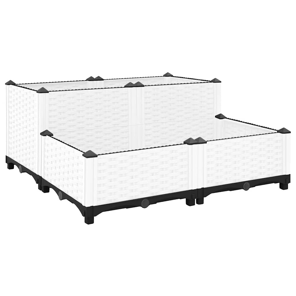 Повдигната леха, 80x80x38 см, полипропилен - VL153316