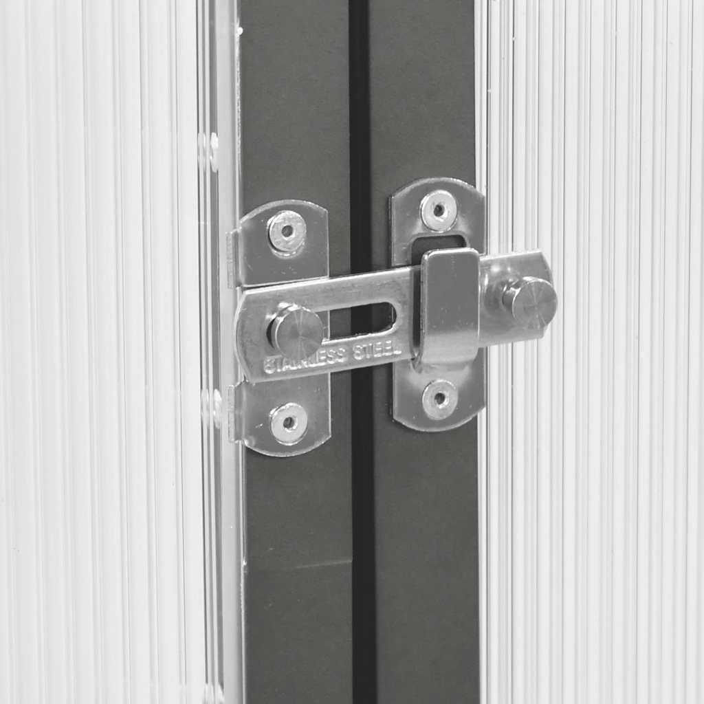 Оранжерия с основа рамка сребрист 169x169x202 см алуминий-VL4005830 - Image 7