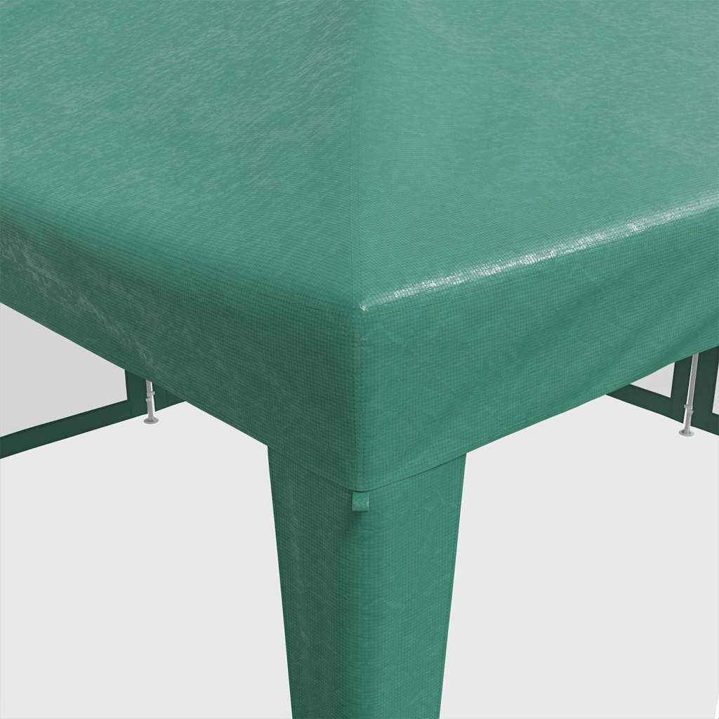 Парти палатка с 8 мрежести странични стени зелена 4x4 м HDPE - VL4010063 - Thumbnail 7