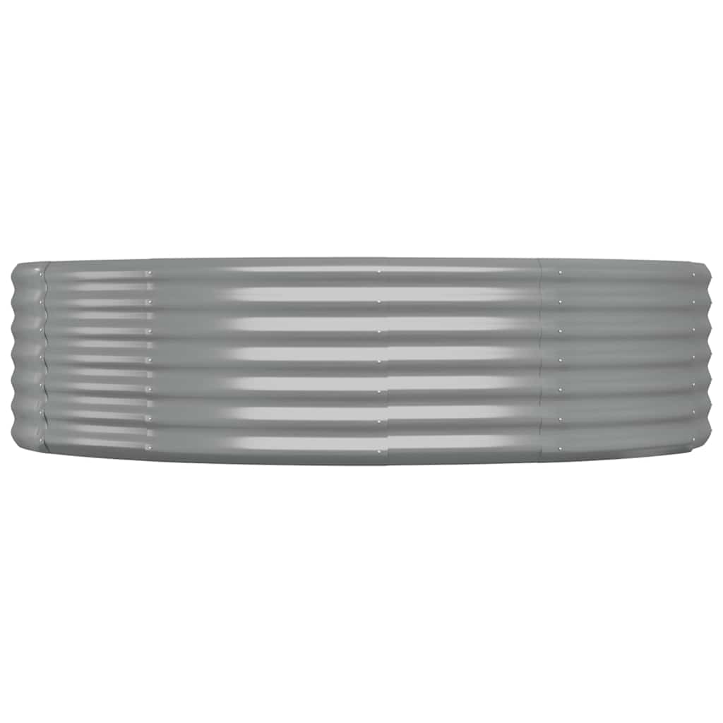 Градинска повдигната леха поцинкована стомана сиво - VL319019 - Thumbnail 3