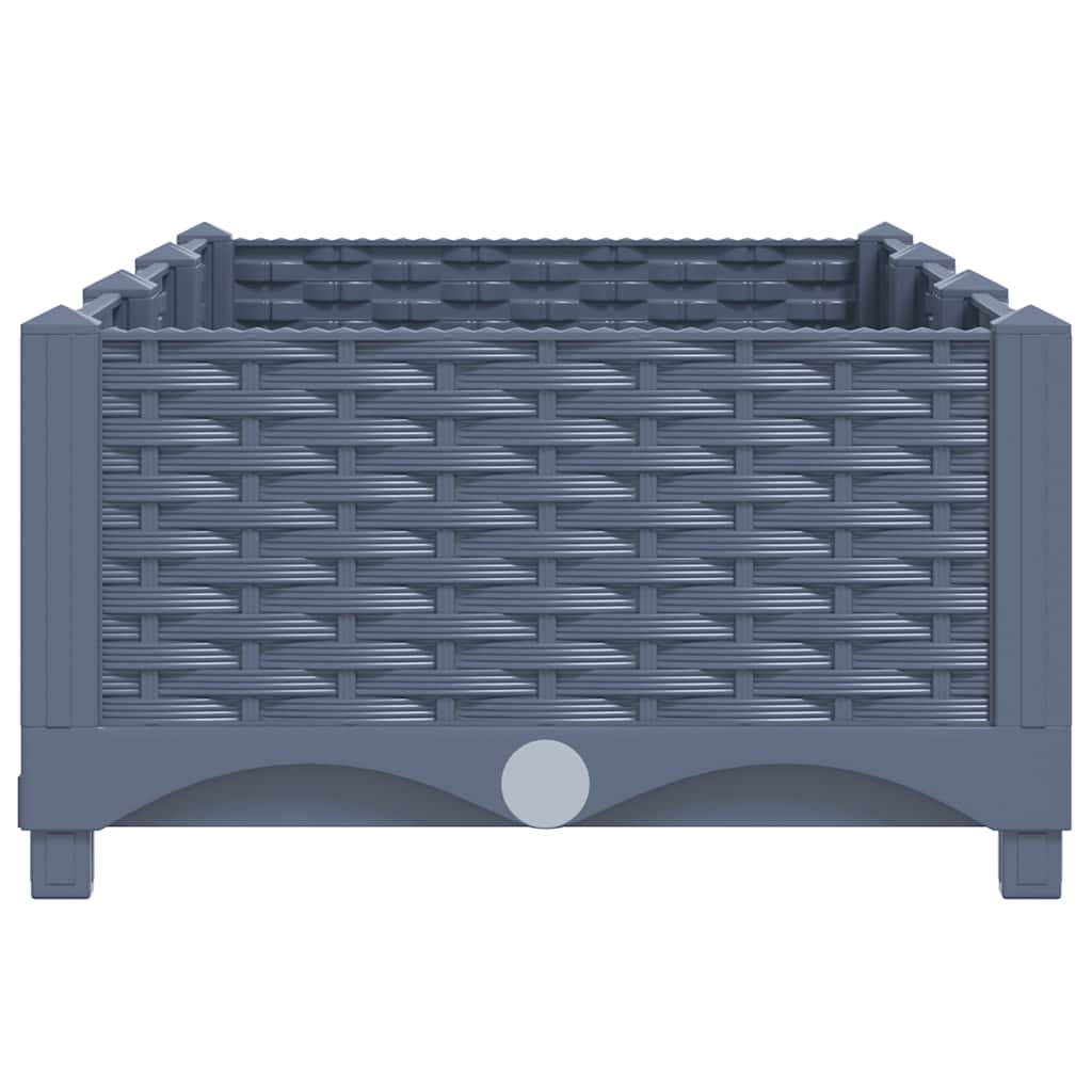 Повдигната леха, 120x40x23 см, полипропилен - VL310399 - Thumbnail 4