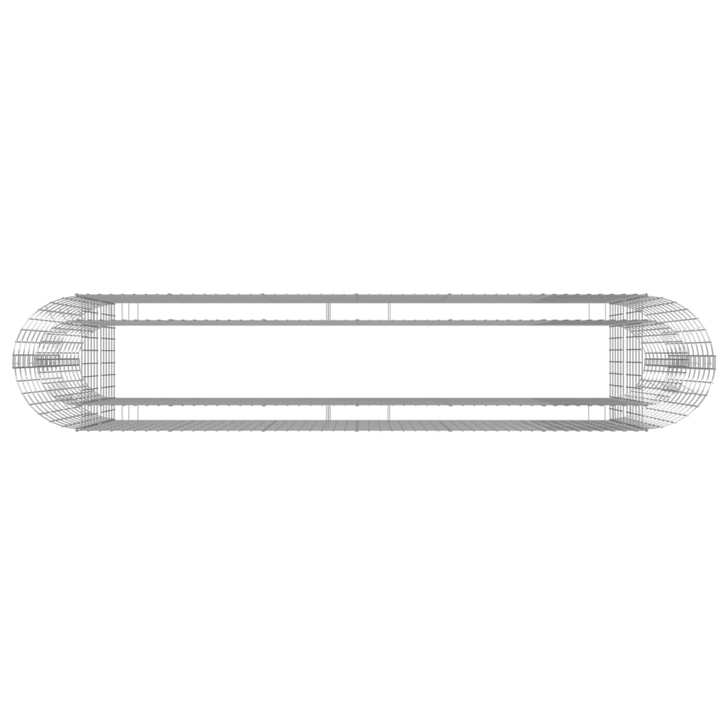 Габион повдигната леха, поцинковано желязо, 260x50x100 cм - VL152034 - Image 5